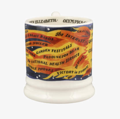 Emma Bridgewater Queen Elizabeth II Golden Years 1/2 Pint Mug - Image 4