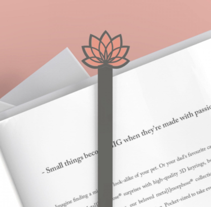 Metalmorphose - Lotus Flower 3D Metal Bookmark - Image 5
