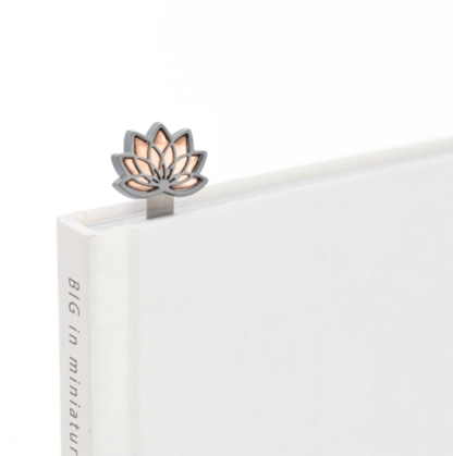 Metalmorphose - Lotus Flower 3D Metal Bookmark