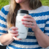 Ohelo White Bee Insulated Travel Mug
