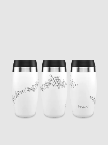 Ohelo White Bee Insulated Travel Mug - Image 3