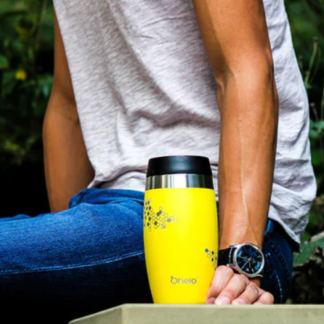 Ohelo Yellow Bee Insulated Travel Mug