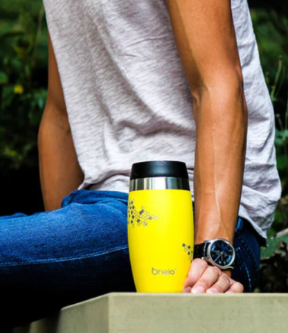 Ohelo Yellow Bee Insulated Travel Mug