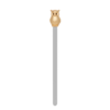 Metalmorphose - Gold Owl 3D Metal Bookmark - Image 3