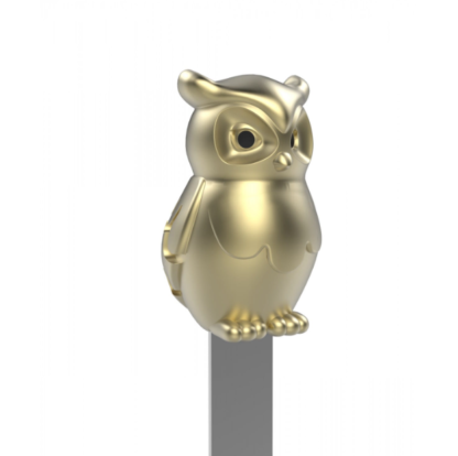 Metalmorphose - Gold Owl 3D Metal Bookmark - Image 4