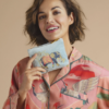 Powder Velvet Mini Pouch-Elephant in Cornflower - Image 2