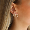 Tutti & Co Pose Earrings Gold (EA528G)
