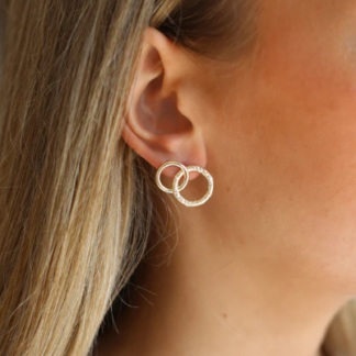 Tutti & Co Pose Earrings Gold (EA528G)