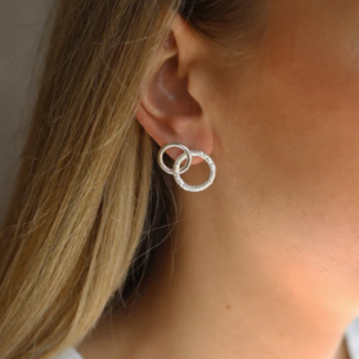 Tutti & Co Pose Earrings Silver (EA528S)