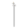 Metalmorphose - Matt Silver Metal Unicorn Bookmark - Image 4
