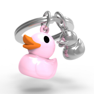 Metalmorphose - Pink Duck Keyring