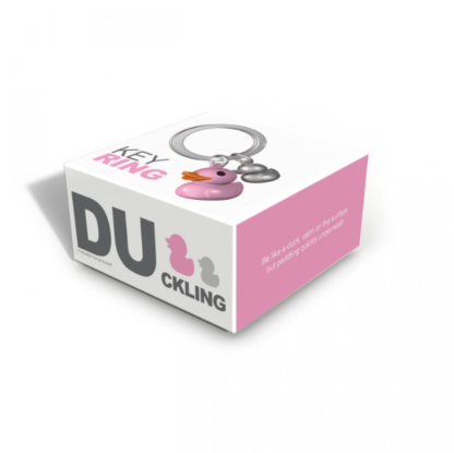 Metalmorphose - Pink Duck Keyring - Image 2