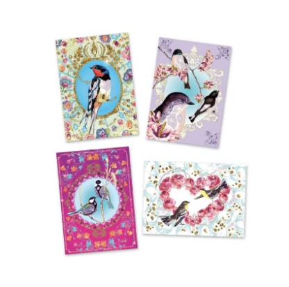 Djeco Glitter Boards Birds - Image 2