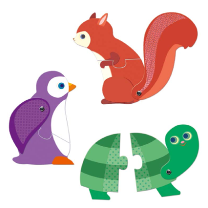 Djeco Puzzle Duo Animals - Image 2