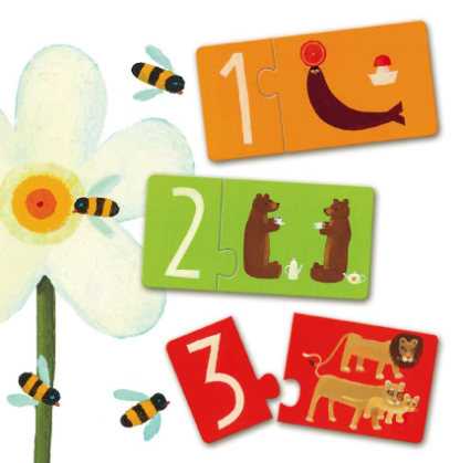 Djeco Puzzle Duo Numbers - Image 2