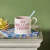 Emma Bridgewater Pink Toast My Brilliant Friend Small Mug - Image 2