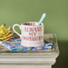 Emma Bridgewater Pink Toast My Brilliant Friend Small Mug - Image 3