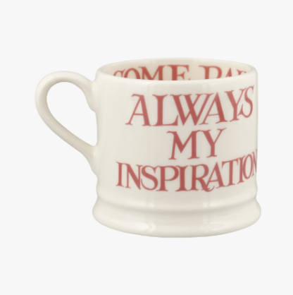 Emma Bridgewater Pink Toast My Brilliant Friend Small Mug - Image 4