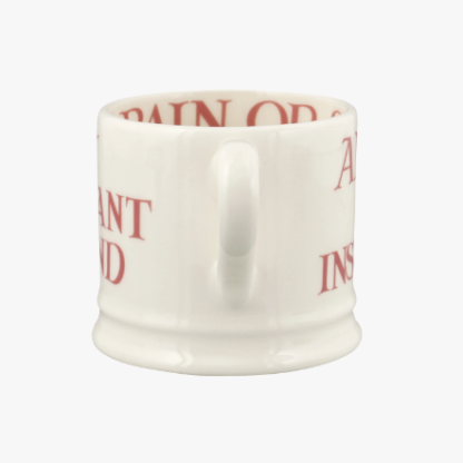Emma Bridgewater Pink Toast My Brilliant Friend Small Mug - Image 5