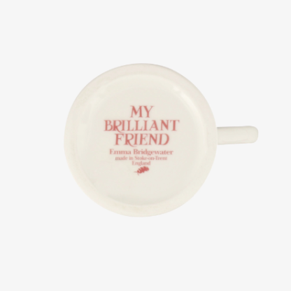 Emma Bridgewater Pink Toast My Brilliant Friend Small Mug - Image 6
