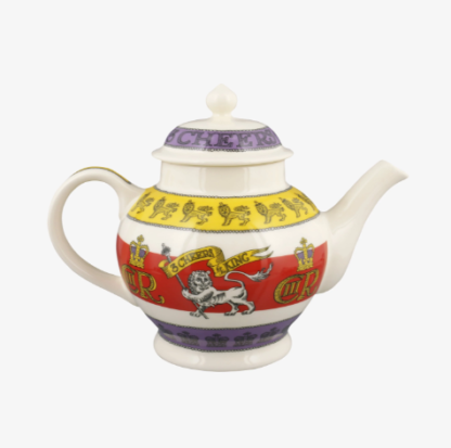Emma Bridgewater 3 Cheers For King Charles 4 Mug Teapot - Image 2