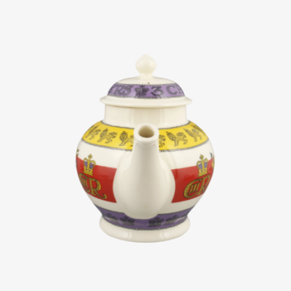 Emma Bridgewater 3 Cheers For King Charles 4 Mug Teapot - Image 4