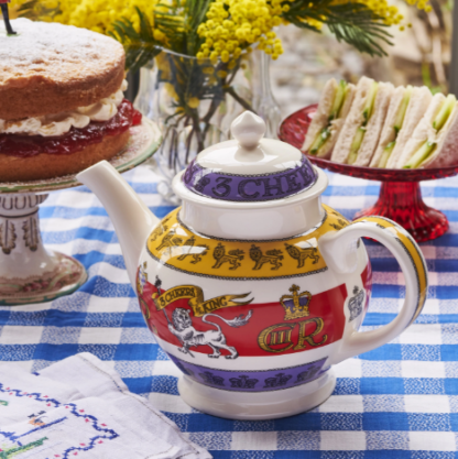 Emma Bridgewater 3 Cheers For King Charles 4 Mug Teapot - Image 7