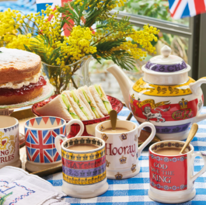 Emma Bridgewater 3 Cheers For King Charles 4 Mug Teapot - Image 8