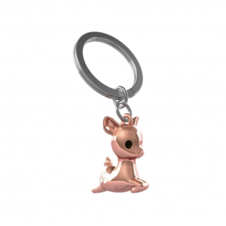 Metalmorphose - Fallow Deer Rose Gold Keyring