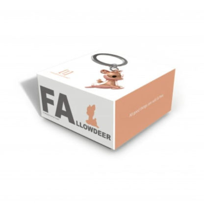 Metalmorphose - Fallow Deer Rose Gold Keyring - Image 3