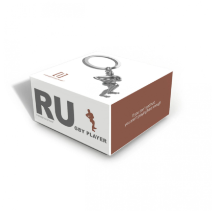 Metalmorphose - Rugby Player With Ball Keyring - Image 3