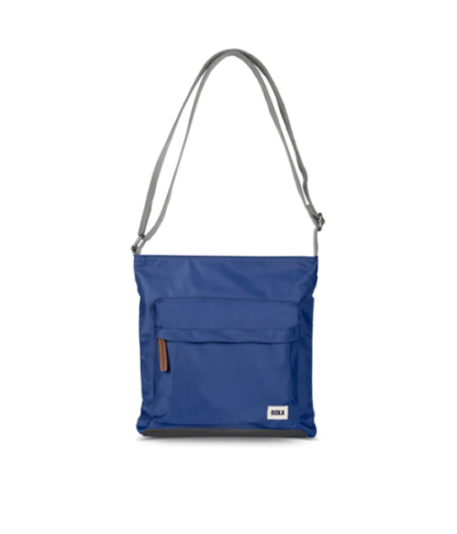 Roka Kennington B Medium Cross Body Bag Burnt Blue - Image 9