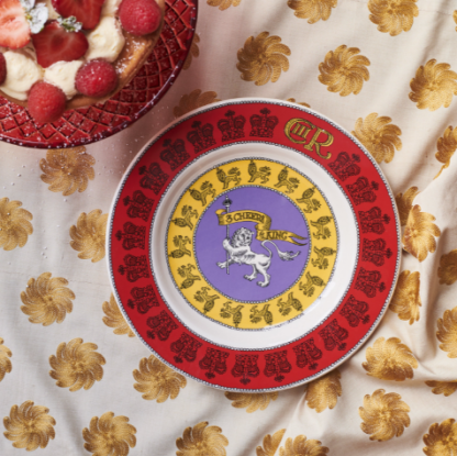 Emma Bridgewater 3 Cheers For King Charles 8 1/2 inch Plate - Image 2