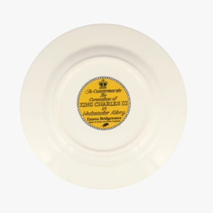 Emma Bridgewater 3 Cheers For King Charles 8 1/2 inch Plate - Image 3
