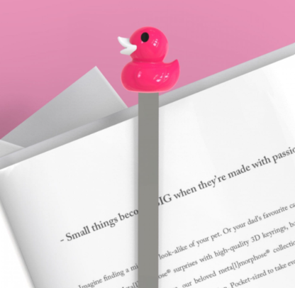 Metalmorphose - Pink Duck Bookmark - Image 4
