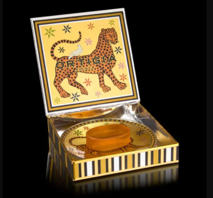 Ortigia Sicilia Ambra Olive Oil Soap & Glass Plate Boxed - Image 2