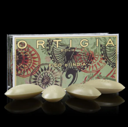 Ortigia Fico D India Olive Oil 4 x 40g Soap Small Box