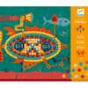 Djeco Mosaics Art by Numbers Ace At The Wheel