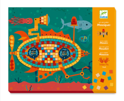 Djeco Mosaics Art by Numbers Ace At The Wheel