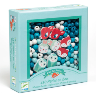 Djeco Little Animals Wooden Beads