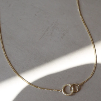 Tutti & Co Pose Necklace Gold (NE669G)