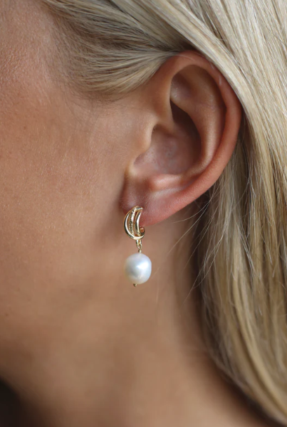Tutti & Co Ashore Earrings Gold (EA580G)
