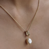 Tutti & Co Ashore Necklace Gold (NE685G) - Image 2