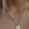 Tutti & Co Destiny Necklace Gold (NE673G) - Image 2