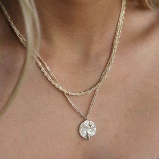 Tutti & Co Destiny Necklace Gold (NE673G)