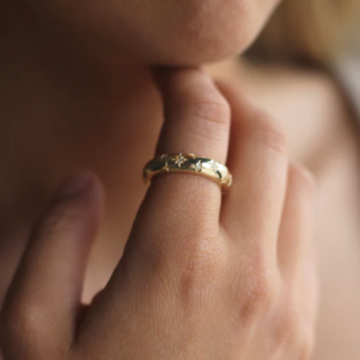Tutti & Co Luck Ring Gold (RN325G)