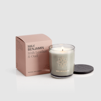Max Benjamin Candle Irish Leather and Oud