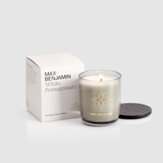 Max Benjamin Candle White Pomegranite