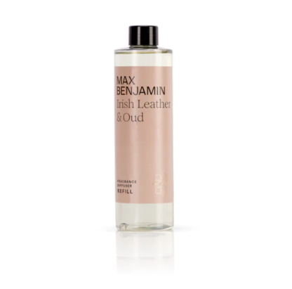 Max Benjamin Fragrance Diffuser Refill 300ml  Irish Leather and Oud