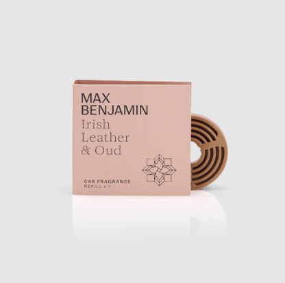 Max Benjamin Luxury Car Fragrance Refill - Irish Leather and Oud